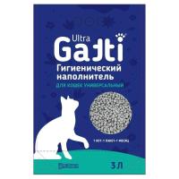 Наполнитель Gatti Ultra 3л впитывающий универсал д/кошек (1*9)