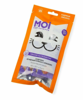 Лакомство для кошек MOI Рулетики из мягкой курицы с лососем пл/пак 10г*4шт