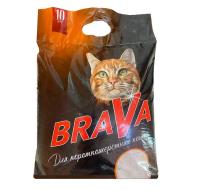 БРАВА 10л д/короткошерст.кошек комкующийся