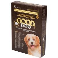 Good Dog мультивитаминное лакомство д/собак со вкусом "Творога и сметаны" 90 таб