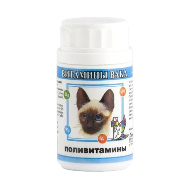 ВАКА Витамины д/кошек Поливитамины (1*10)