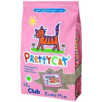 PRETTY CAT Euro Mix Наполнитель комкующийся с Алое 10кг