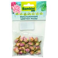 Лакомство Bambini Pets высушенные цветы розы для грызунов и кроликов, 10 г