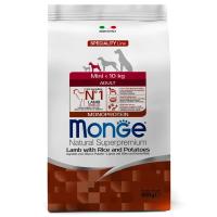 Сухой корм Monge Dog Speciality Line Monoprotein Mini д/собак мелких пород ягненок/рис/картофель 800