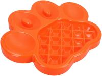 Миска Лапа для медленного кормления, оранжевая / PetDreamHouse PAW Slow Feeder Orange Easy, 450 г