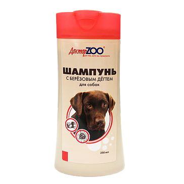 ДОКТОР ЗОО Шампунь с дёгтем д/собак 250мл