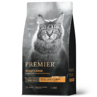 Premier Cat Lamb&Turkey ADULT LARGE (Свежее мясо ягненка с индейкой для крупных кошек) 0,4 кг