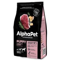AlphaPet Superpremium сухой корм д/щенков,беременных и кормящих собак круп.пород говядина/рубец 3кг