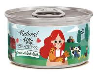 Pettric консервы Natural Kitty Курица с Уткой в Бульоне 80г