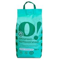 Наполнитель О!Отлично-котологично растительный "Зеленый чай", 20л