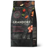 GRANDORF Fresh Cat STERILISED Turkey&Sweet Potato Свежее мясо индейки с бататом д/стерил.кошек 2кг