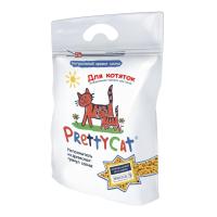 PRETTY CAT Wood Granules Наполнитель древесный д/котят 2кг/6л