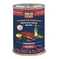 Solid Natura Holistic консервы д/собак Конина 0,34кг