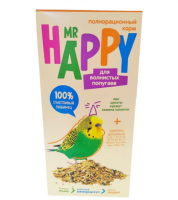 Корм MR HAPPY сухой для волнистых попугаев 900 г