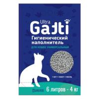 Наполнитель Gatti Ultra 6л впитывающий универсал д/кошек (1*4)