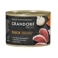 Grandorf FRESH консервы д/соб. Паштет из утки с бататом и цветной капустой 200г