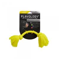Playology жевательный канат DRI-TECH ROPE с ароматом курицы, маленький, желтый