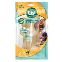 Косточки жевательные, 16см (уп.2шт.), серия DENTAL, 10151074 Triol, 160-170 г