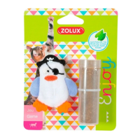 ZOLUX, Игрушка для кошек с кошачьей мятой в комплекте "Пингвин-пират", 580727