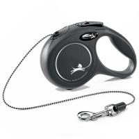 Flexi рулетка New Classic XS (до 8 кг) 3 м трос черная