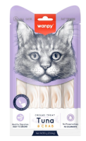 Wanpy Cat Лакомство для кошек "нежное пюре" из тунца и краба 1шт 14 г (1*25)