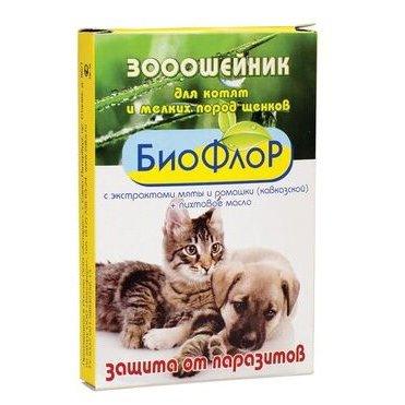 БИОФЛОР Ошейник п/б д/котят и мелких щенков 25см (1*66)