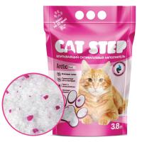 Наполнитель впитывающий силикагелевый CAT STEP Arctic Pink, 3,8 л /1*8/