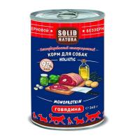 Solid Natura Holistic консервы д/собак Говядина 0,34кг