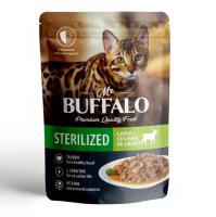Mr.Buffalo пауч STERILIZED 85г (ягненок в соусе) д/кошек