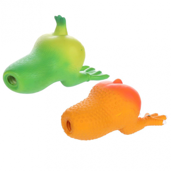 Игрушка со звуком в ассортименте (курица, утка) 18 см, латекс