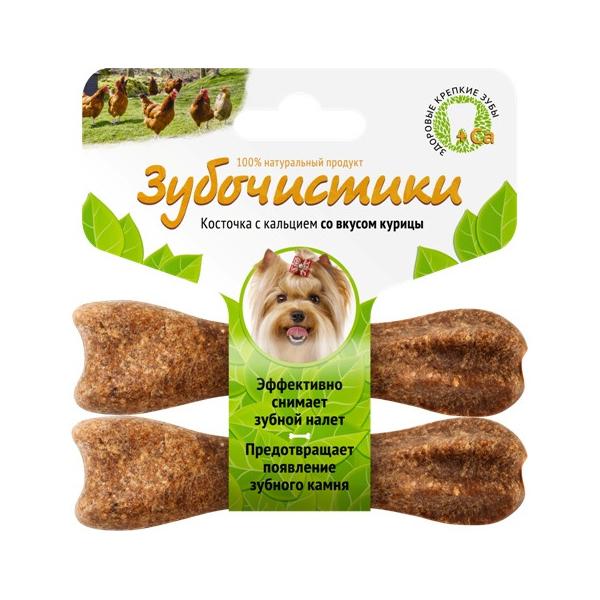 ЗУБОЧИСТИКИ Лакомство жевательное д/собак мелких пород Курица (1*144) ДЕРЕВЕНСКИЕ ЛАКОМСТВА