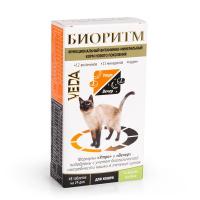 БИОРИТМ функциональный-минеральный корм д/кошек со вкусом кролика 48таб. 0,5г