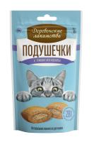 Подушечки с пюре из краба для кошек, 30г ДЕРЕВЕНСКИЕ ЛАКОМСТВА