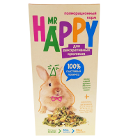 Корм MR HAPPY сухой для декоративных кроликов 900 г