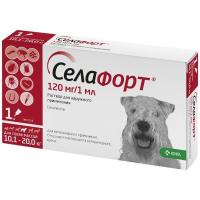СЕЛАФОРТ капли п/б 120мг д/собак 10,1 - 20кг №1