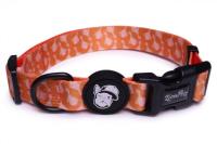 Ошейник для собак LionPets с рисунком из полиэстера LPO-00500-8 (L-Обхват 40-65 см, ширина 2,5 см)