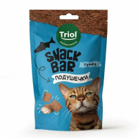 Лакомство для кошек "Мини-подушечки с начинкой из тунца", 30г, серия SNACK BAR, Triol