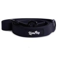 Поводок из биотана прошитый LionPets LP-730-1 Черный Р2 (Ширина 2.5 см, длина 1,5 метра)