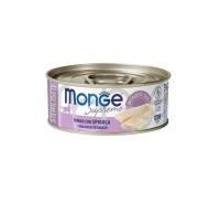 Monge Supreme sterilized д/стерилизованных кошек из тунца с морским окунем, консервы 80г