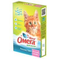 ОМЕГА Neo+ д/котят К-М с пребиотиком и таурином 60таб. 0,5г "Веселый малыш" (1*5)