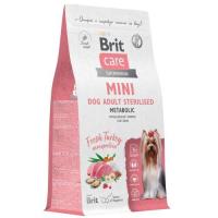 BRIT CARE Mini, Сухой корм с индейк. для стер.соб.мин.п,"Adult Sterilised. Metabolic",1.5кг,5079155