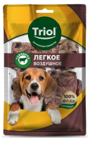 Triol LOCAL FOOD Лакомство для собак "Легкое говяжье воздушное", 40г