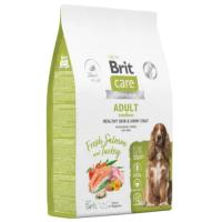 Брит CARE Сухой корм с лососем и инд д/взрослых соб Adult M Healthy Skin&Shiny Coat 1,5кг 5066346