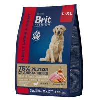 BRIT PREMIUM, Сухой корм с курицей для взрослых собак "Dog Adult Large and Giant", 8кг, 5050000
