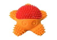 Игрушка резиновая для собак Леду Тойс/Ledu Toys морская звезда с пищалкой