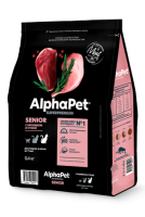 AlphaPet Superpremium 0,4кг с кроликом и уткой сухой для кошек от 7 лет