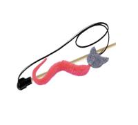 sh-07912 Gosi Удочка-Дразнилка для кошек Neon "Киска с байло" деревянная палочка 30см.