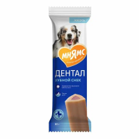 Лакомство Мнямс DENTAL для собак "Зубной снек" с лососем 85г