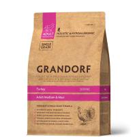 GRANDORF DOG Turkey MED&MAXI индейка для взрослых собак средних и крупных пород 10кг