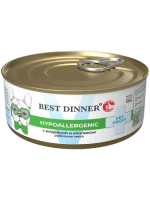 Best Dinner диет. корм д/собак и щенков при пищевой аллергии "С ИНДЕЙКОЙ И КРОЛИКОМ" 100 гр